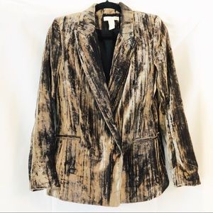 H&M velveteen blazer in new condition